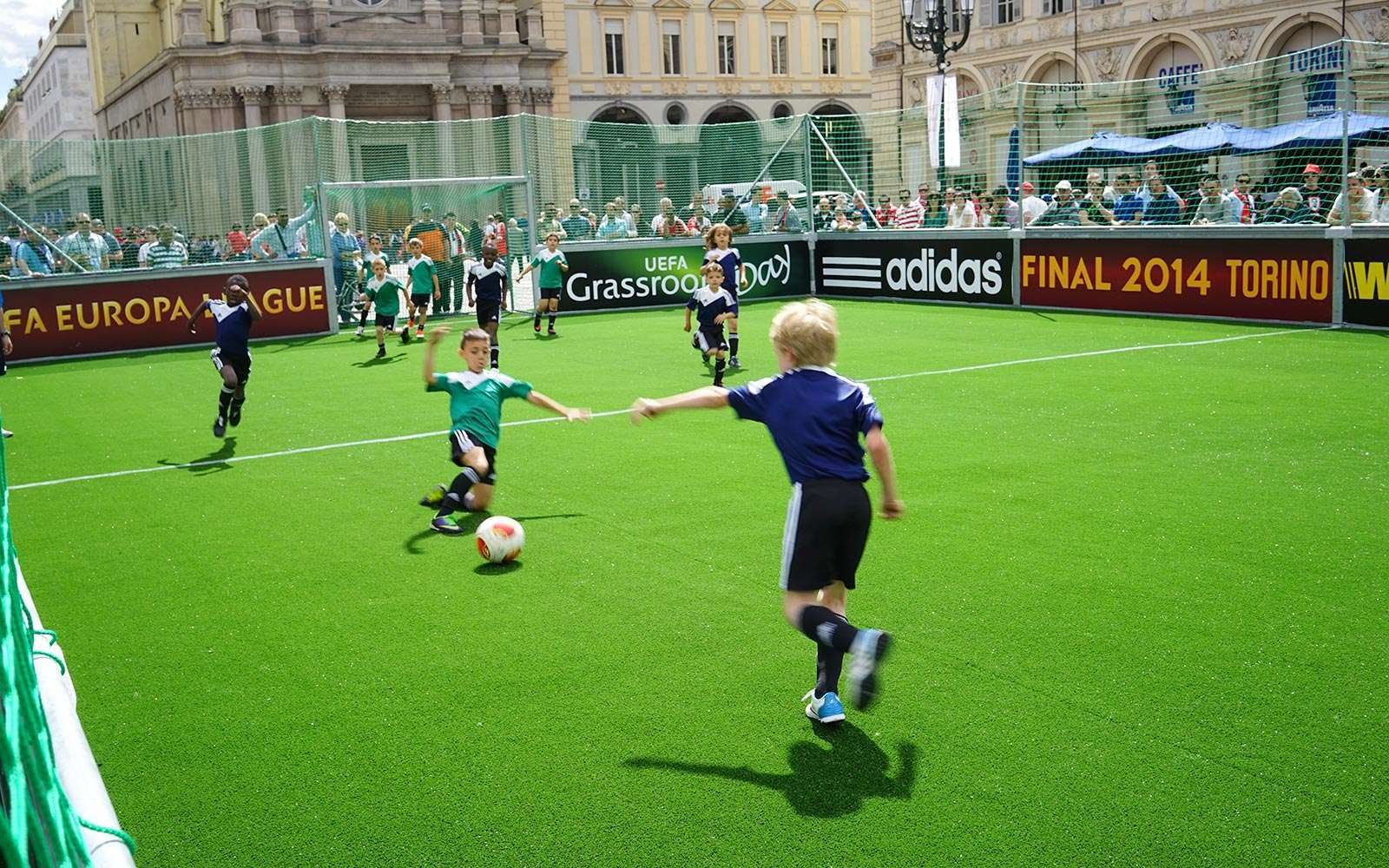 UEFA Grassroots Rebound board pitch