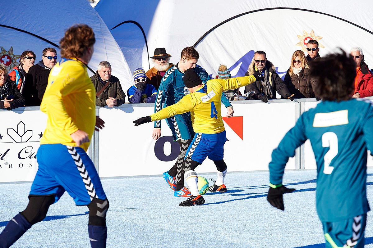 Fußball auf den Alpen